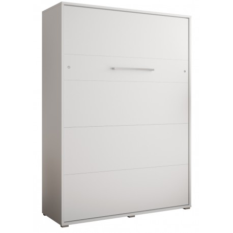 Skabsseng 140x200 cm – Nordica i Hvid/Sort med LED