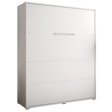 Skabsseng 160x200 cm – Nordica i Hvid/Brun med LED