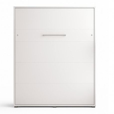 Skabsseng 160x200 cm – Nordica i Hvid/Brun med LED