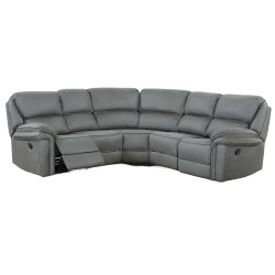Saranda hjørnesofa med 2 x Recliner - Grå
