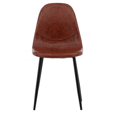 Polar Spisebordsstol - Cognac Pu læder