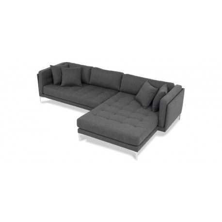 Elias loungesofa højrevendt - Koksgrå Inari 96