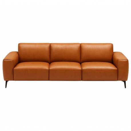 Assens Rød Lædersofa