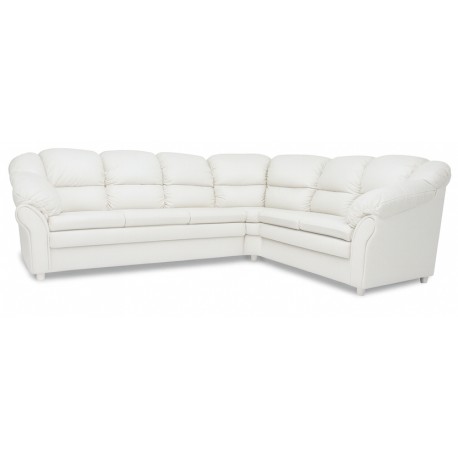 Tønder vendbar hjørnesofa - Hvid tekstillæder