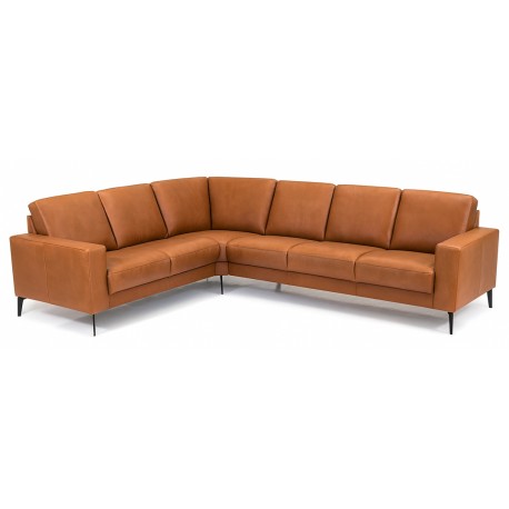 Hjort Knudsen Hadsten Læder chaiselong sofa Venstrevendt