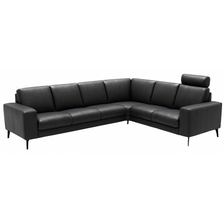 Hadsten Læder hjørnesofa