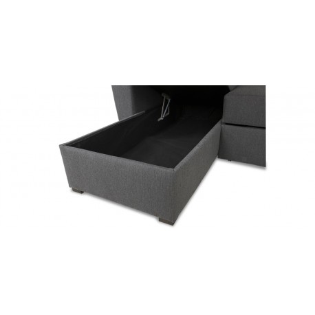 Canape Deluxe vendbar chaiselong sovesofa - Pocket fjedring