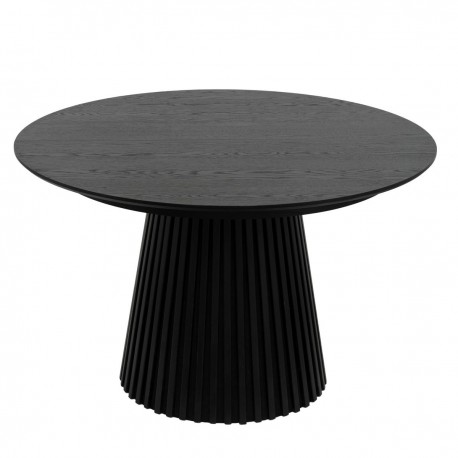 Hammel Udtræksbord i sort Eg – Ø120 cm (Udvides til 220 cm)