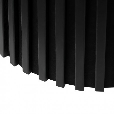 Hammel Udtræksbord i sort Eg – Ø120 cm (Udvides til 220 cm)