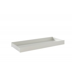 Sengeskuffe med ekstra seng – London, 90 × 190 cm, hvid