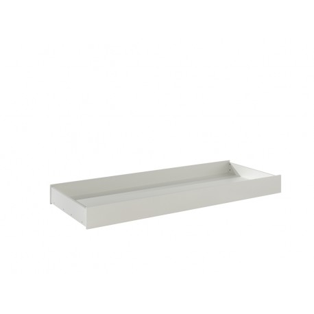 Sengeskuffe med ekstra seng – London, 90 × 190 cm, hvid