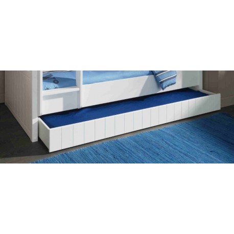 Seng med opbevaring – Robin underseng 90 × 190 cm, hvid