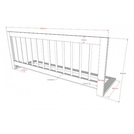 Sengehest i eg – Forrest Oak