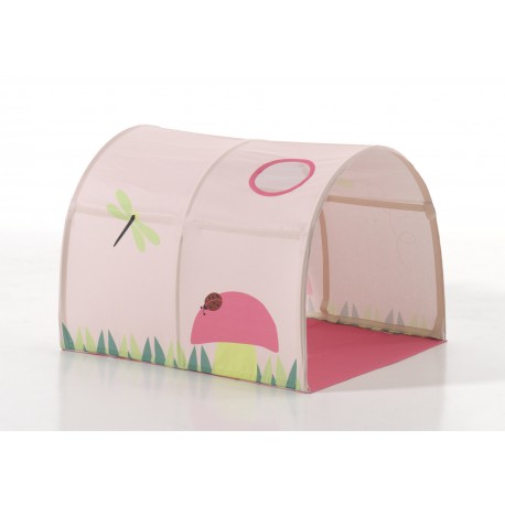 Sengeslusetunnel til mellemhøj seng – Forår, lyserød