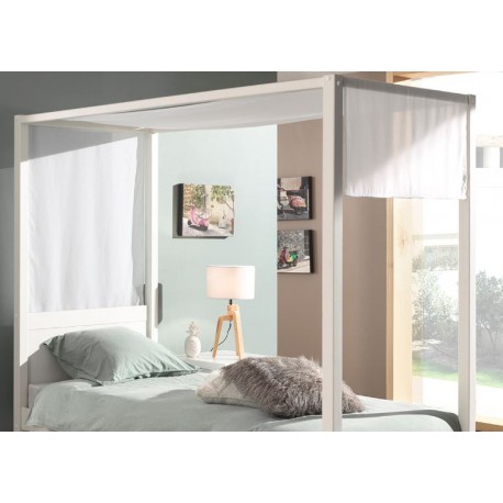 Himmelseng tekstilsæt – hvid (Pino, 90 cm)