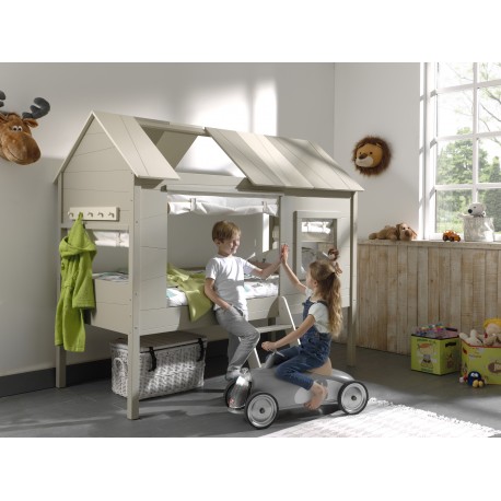 Gardiner til sengehus – Charlotte, beige