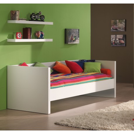 Seng 90 x 200 cm – Lara, hvid