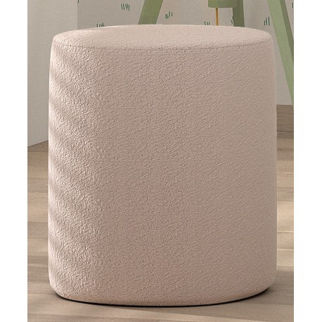 Seng med opbevaring 140 x 200 – Moon, lyserød bouclé