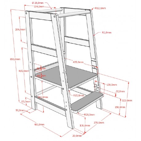 Læringstårn i eg – Forrest Oak