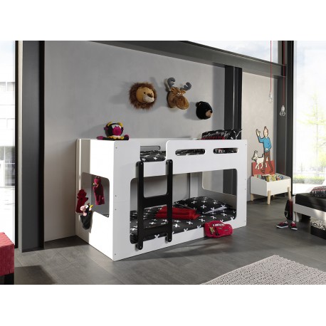 Køjeseng 90 x 200 cm – Luca – Hvid