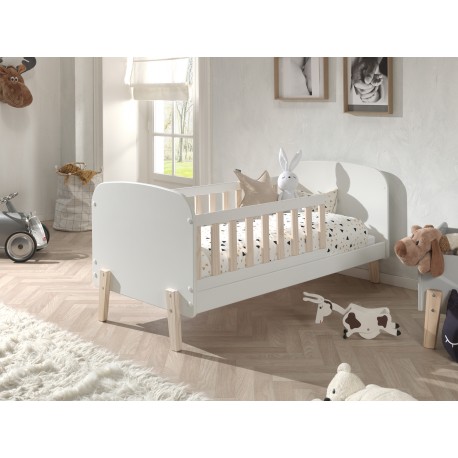 Børneseng 70 x 140 cm – Kiddy juniorseng i hvid