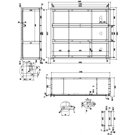 Garderobeskab 3-dørs – Amori, hvid