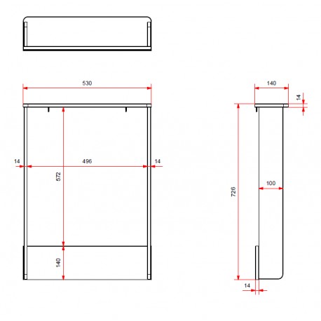 Pusleenhed til kommode – Amori, hvid