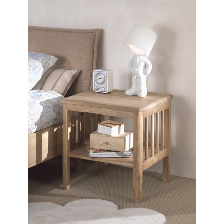 Sengebord i eg – Forrest Oak natbord, naturlig finish