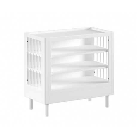 Babymøbler sæt i bøg – Forrest Beech (70 × 140 cm), hvid