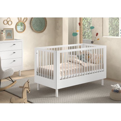 Babymøbler sæt i bøg – Forrest Beech (70 × 140 cm), hvid