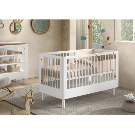 Babymøbler sæt i bøg – Forrest Beech (70 × 140 cm), hvid