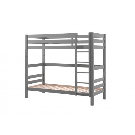 Køjeseng med skuffer – Pino, grå (h 180 cm)