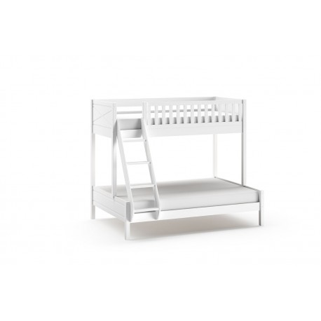 Køjeseng familie med skuffer – Scott, hvid