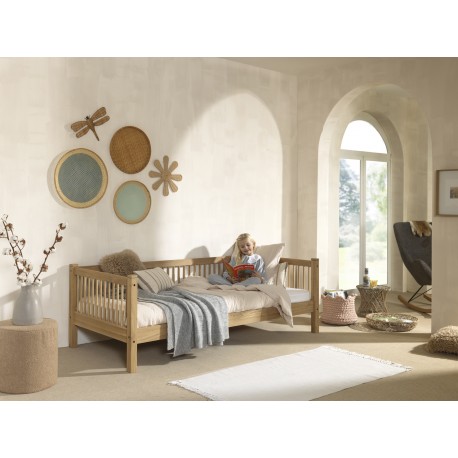 Børneseng med udtræk Forrest Oak (90 × 190/200 cm) – Eg