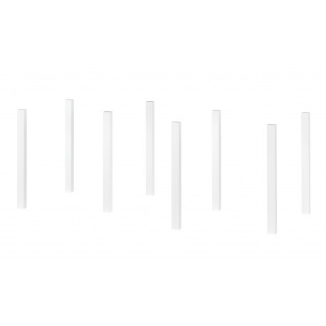 Køjeseng i bøg med udtræksskuffe Forrest – hvid (90 × 200 cm)