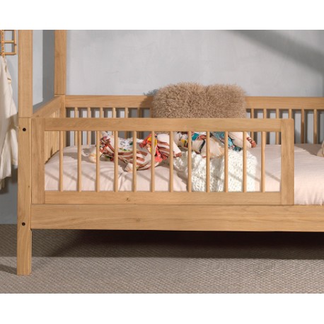 Køjeseng i eg 90 × 200 – Forrest Oak sæt med sengehest