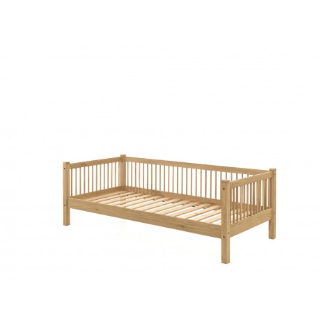 Børneseng med skuffe og sengehest Forrest Oak (90 × 190/200 cm) – eg