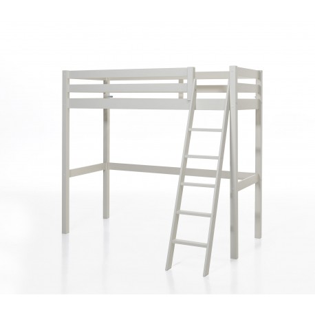 Køjeseng med hjørneløsning 90 x 200 – Pino, hvid