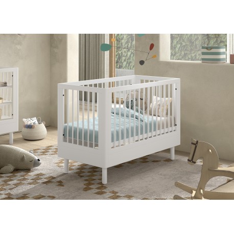 Babyværelse sæt i bøg – Forrest Beech 60 × 120 cm, hvid