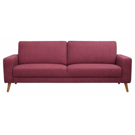 LODBERG 3 pers sofa Pink stof
