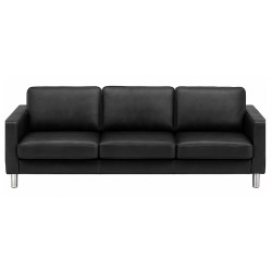 Hjort Knudsen Padborg 3 pers lædersofa