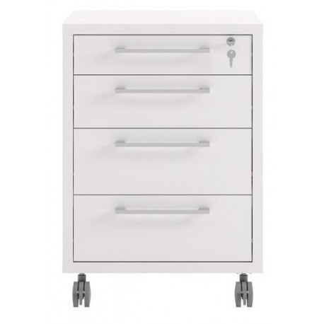 Rio skuffesektion 4 skuffer - Hvid