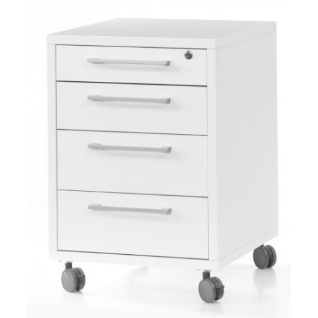 Rio skuffesektion 4 skuffer - Hvid