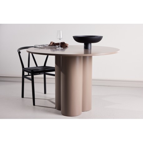 Olivia Rundt spisebord Ø110cm - Brun