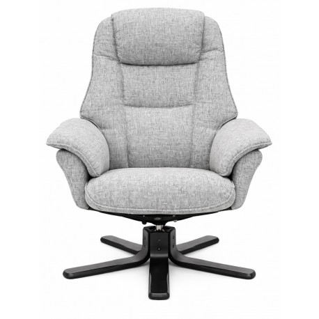 Næsby Drejestol lysegrå Stof