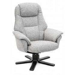 Næsby Drejestol lysegrå Stof