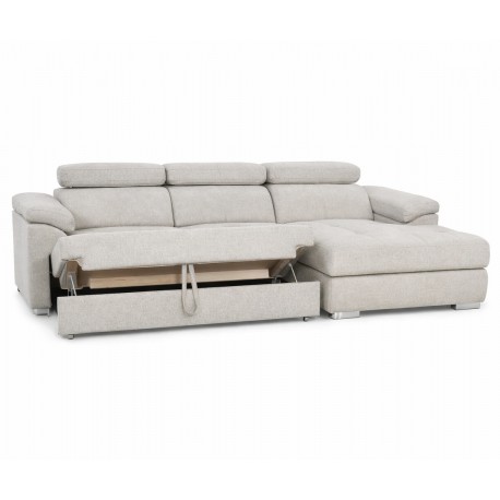 Stitch Sovesofa højrevendt Med Indbygget Sengeudtræk