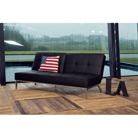 Perugia sovesofa - Sort tekstillæder