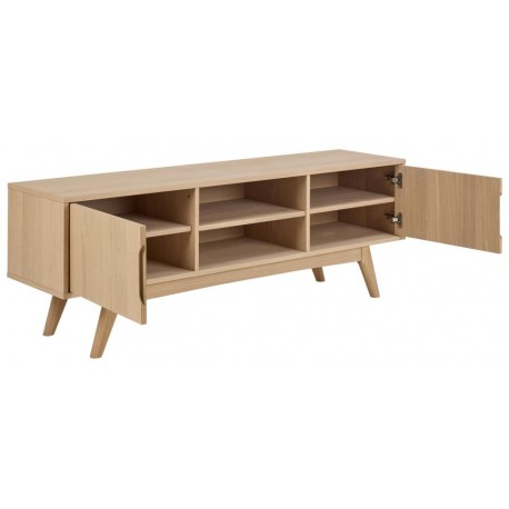 Marte Tv-bord Hvidolieret Eg 160cm