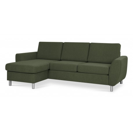 Thomas vendbar chaiselongsofa - Austin Winther moss Grøn